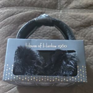 House of Harlow 1960 Luxe Black Earmuffs